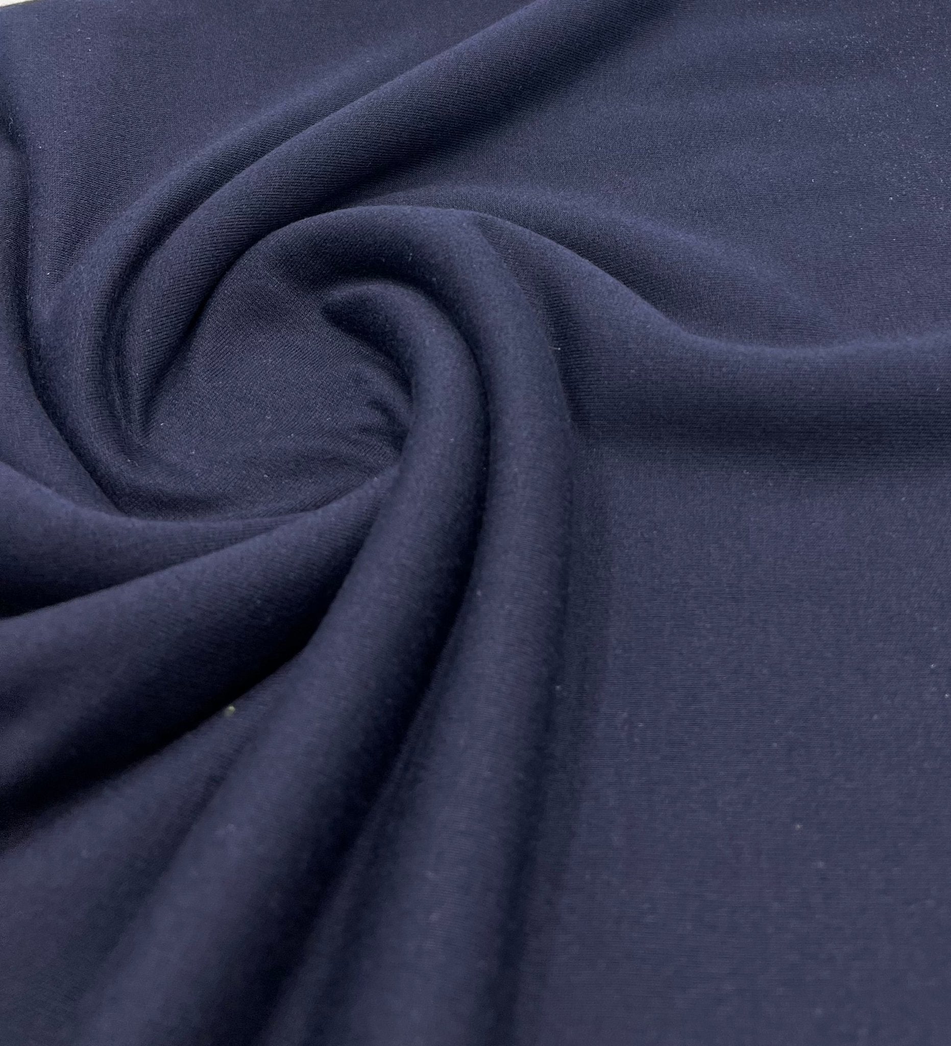 Navy Lightweight French Terry Loopback Fabric - T9 Fabrics